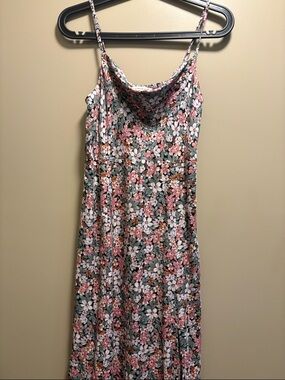 American Eagle Outfitters Floral Slip Midi Dress